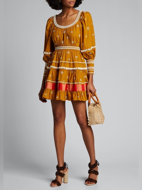Ulla Johnson Dresses & Skirts - Ulla Johnson Adama mini dress in ochre size 2 / size XS